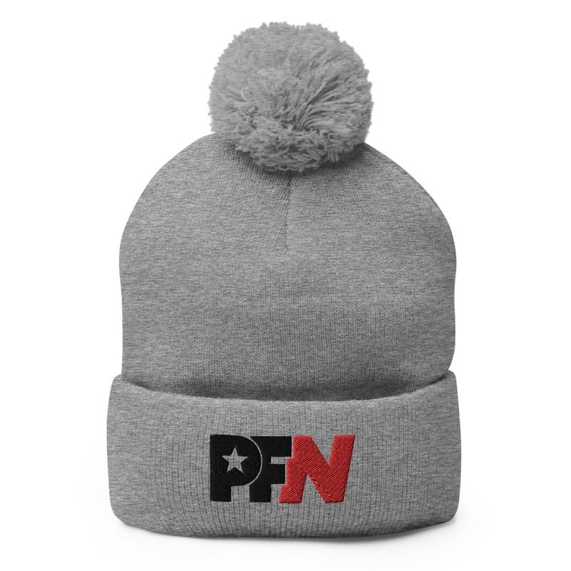 PFN Pom Pom Knit Cap - Light