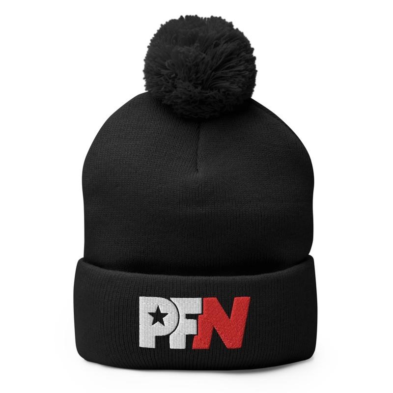 PFN Pom Pom Knit Cap